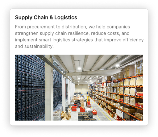 Supply Chain & Logistics